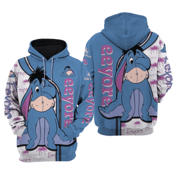 Eeyore Costume Disney Winnie The Pooh Unisex 3D Pullover Hoodie IHT1375