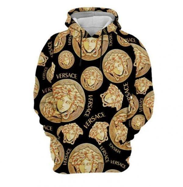 Gianni-Versace-Black-Gold-Unisex-3D-Hoodie-For-Men-Women-Luxury-Pullover-IHT1072 Gianni Versace Black Gold Unisex 3D Hoodie For Men Women Luxury Pullover IHT1072