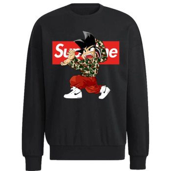 Goku X Supreme Bape Unisex Sweatshirt