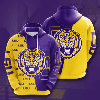 LSU Tigers Football Team Unisex 3D Pullover Hoodie IHT1523