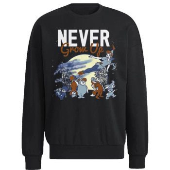 Lost Boys Never Grow Up Night Portrait Peter Pan Disney And Pixar?S Holiday Unisex Sweatshirt