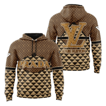Louis Vuitton Prada Unisex Pullover 3D Hoodie Luxury Brand Gifts 2023-24 IHT3112