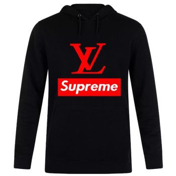 Louis Vuitton Supreme Unisex Pullover Hoodie