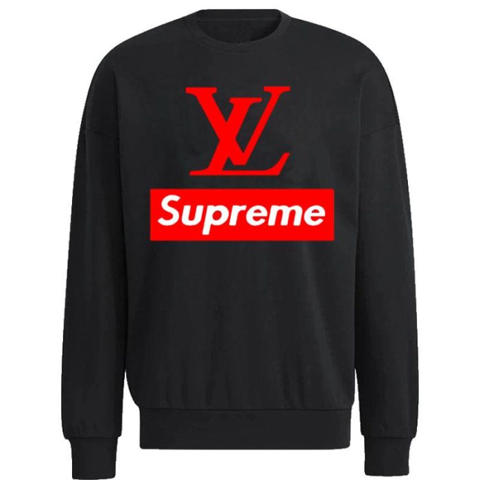 Louis Vuitton Supreme Unisex Sweatshirt