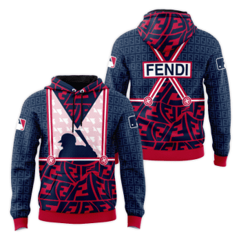 MLB Fendi Unisex Pullover 3D Hoodie Luxury Brand Gifts 2023-24 IHT3262