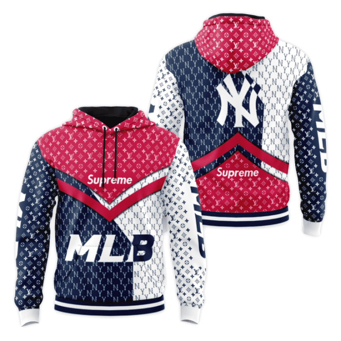 MLB Supreme Unisex Pullover 3D Hoodie Luxury Brand Gifts 2023-24 IHT3278