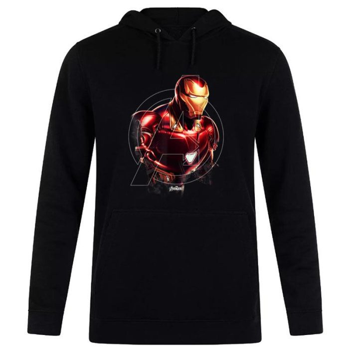 Marvel Avengers Endgame Iron Man Portrait Unisex Pullover Hoodie