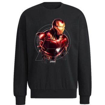 Marvel Avengers Endgame Iron Man Portrait Unisex Sweatshirt
