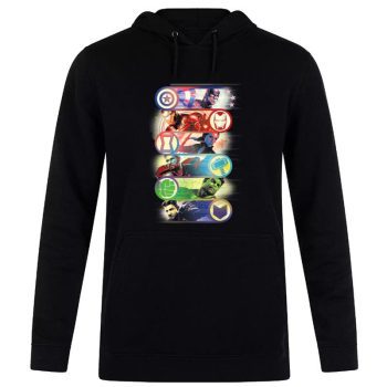 Marvel Avengers Endgame Super Heroes Team Up Unisex Pullover Hoodie