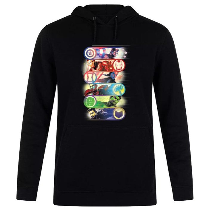 Marvel Avengers Endgame Super Heroes Team Up Unisex Pullover Hoodie