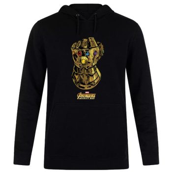 Marvel Avengers Infinity War Gauntlet Gems Unisex Pullover Hoodie