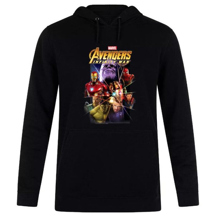 Marvel Avengers Infinity War Gauntlet Prism Unisex Pullover Hoodie