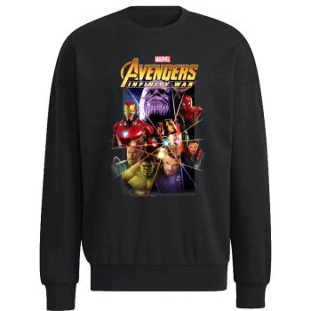 Marvel Avengers Infinity War Gauntlet Prism Unisex Sweatshirt