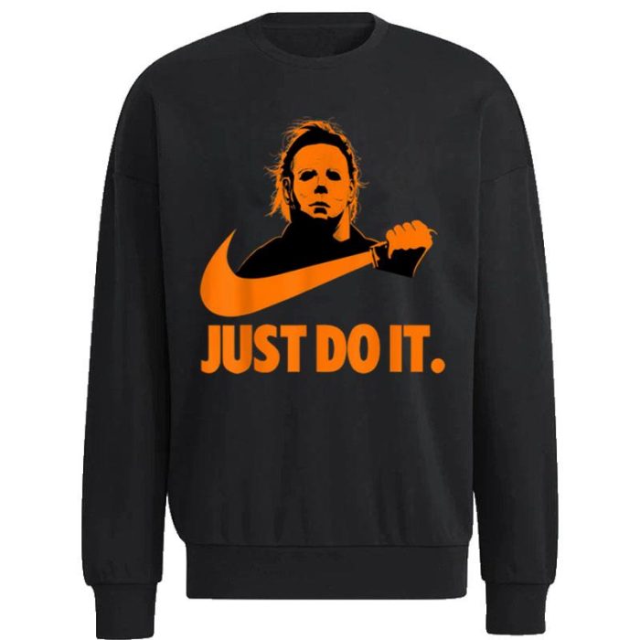 Michael Myers Just Do It Nike Halloween (1) Unisex Sweatshirt