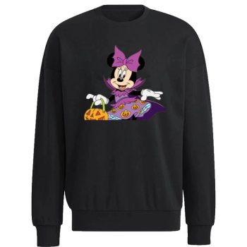Minnie Witch Minnie Mouse Trip Witch Toddler Halloween Unisex Sweatshirt
