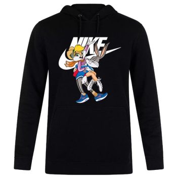 Nike Bugs And Lola Bunny Space Jam Unisex Pullover Hoodie