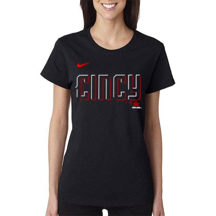 Nike Cincinnati Reds Cincy Women Lady T-Shirt