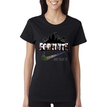 Nike Fortnite Just Play It Women Lady T-Shirt