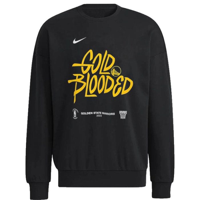 Nike Golden State Warriors Gold Blooded 2023 nba Playoff Unisex Sweatshirt
