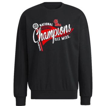Ole Miss Rebels 2022 NCAA Baseball College World Series Champions Pennant Unisex Sweatshirt