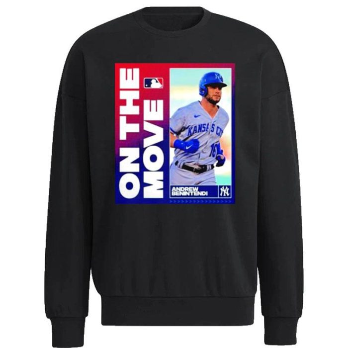On The Move Andrew Benintendi New York Yankees Unisex Sweatshirt