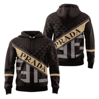 Prada Fendi Unisex Pullover 3D Hoodie Luxury Brand Gifts 2023-24 IHT3250