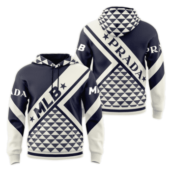 Prada MLB Unisex Pullover 3D Hoodie Luxury Brand Gifts 2023-24 IHT3313