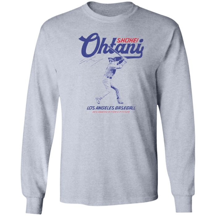 Shohei Ohtani Los Angeles Dodgers Vintage Unisex LongSleeve Shirt