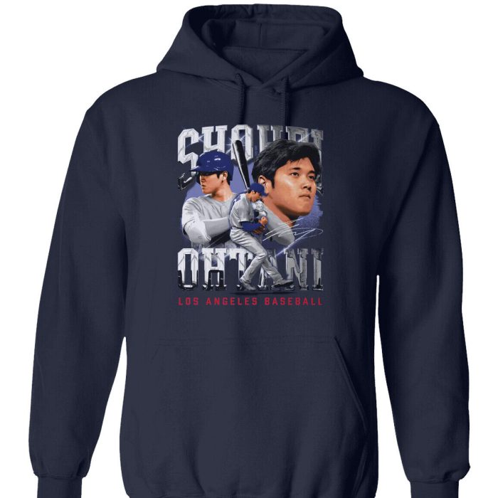 Shohei Ohtani Los Angeles Dodgers Vintagee Unisex Pullover Hoodie
