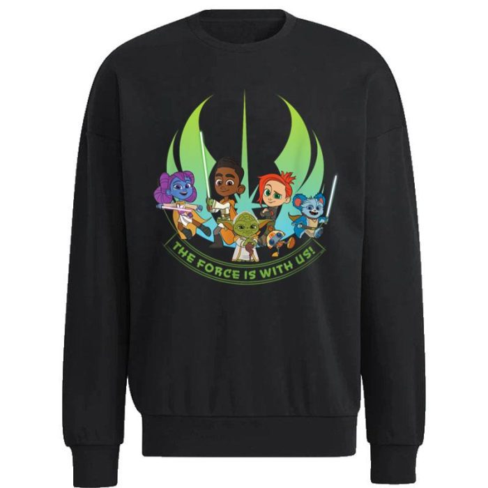 Star Wars Young Jedi Adventures Group The Force Is With Us! Unisex Sweatshirt