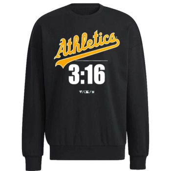 Stone Cold Steve Austin Oakland Athletics Fanatics Branded 3 16 Unisex Sweatshirt