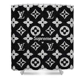 Supreme x Louis Vuitton Art Luxury Shower Curtain
