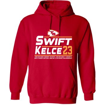 Taylor Swift Travis Kelce 2023 Unisex Pullover Hoodie Kansas City Chiefs Swifties