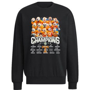 Tennessee Volunteers 2022 Southeastern Conference Champions Signatures Unisex Sweatshirt