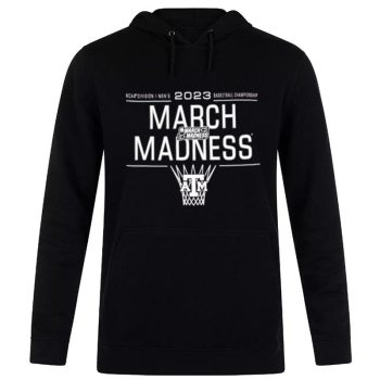 Texas A&M Aggies 2023 NCAA Division I Men's Basketball Championship March Madness Unisex Pullover Hoodie