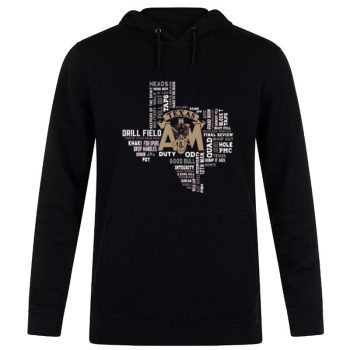 Texas A&M Aggies Corps Of Cadets Verbiage Unisex Pullover Hoodie