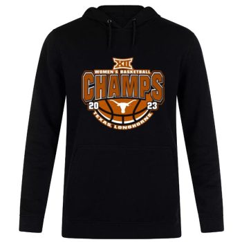 Texas Longhorns 2023 Big 12 Women's Champions Unisex Pullover Hoodie