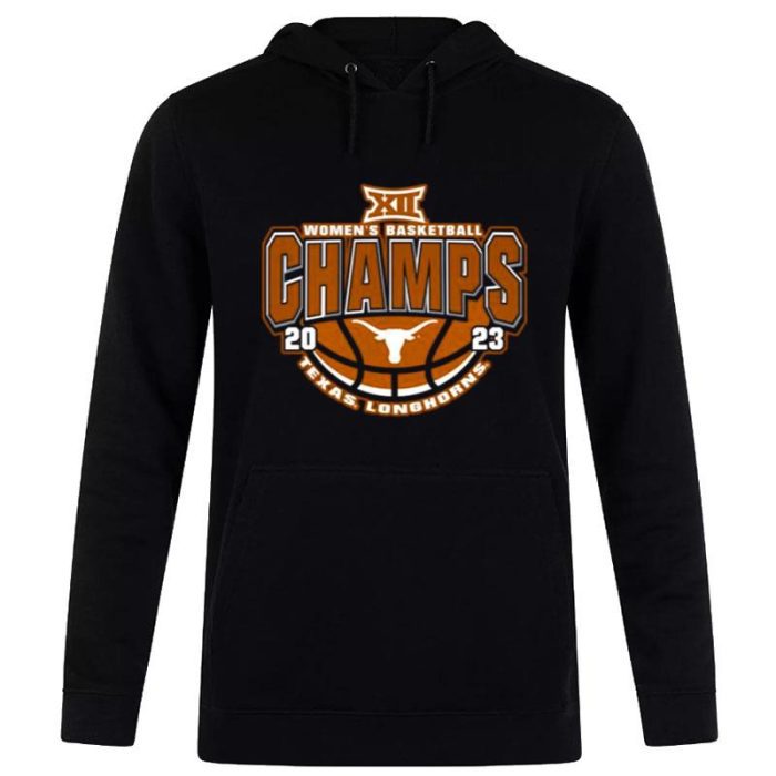 Texas Longhorns 2023 Big 12 Women's Champions Unisex Pullover Hoodie