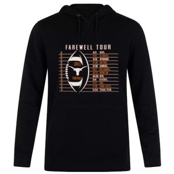 Texas Longhorns 2023 Football Schedule Unisex Pullover Hoodie