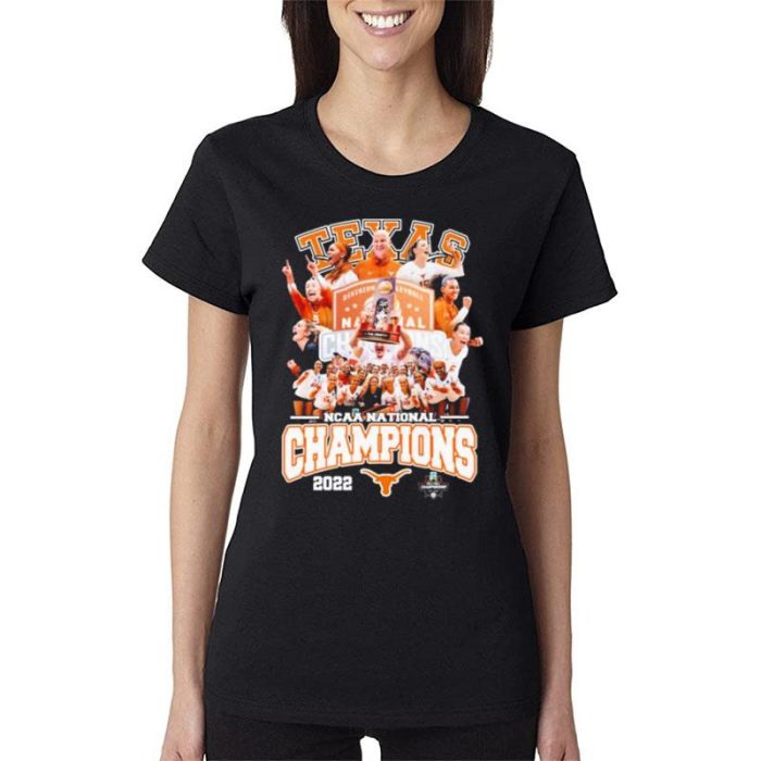Texas Longhorns  Volleyball Team Ncaa National Champions 2022 Women Lady T-Shirt