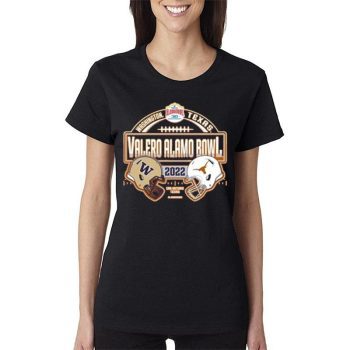 Texas Longhorns Vs Washington Huskies 2022 Alamo Bowl Matchup Women Lady T-Shirt