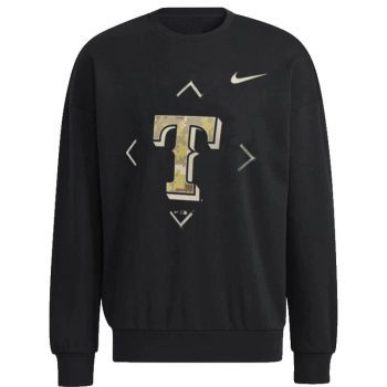 Texas Rangers Nike Camo Logo 2023 Unisex Sweatshirt