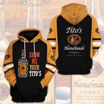 Tito's Handmade Vodka Unisex 3D Pullover Hoodie - Black IHT2055