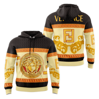 Versace Fendi Unisex Pullover 3D Hoodie Luxury Brand Gifts 2023-24 IHT3259