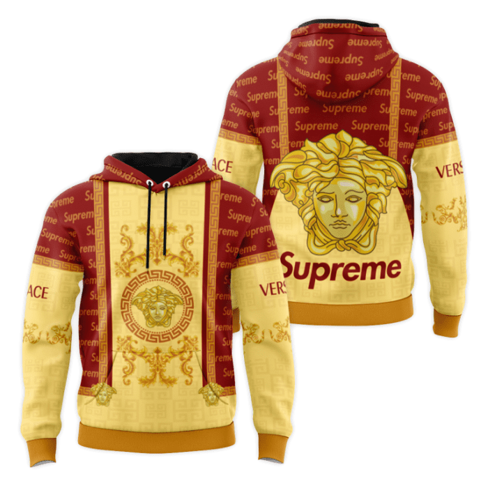 Versace Supreme Unisex Pullover 3D Hoodie Luxury Brand Gifts 2023-24 IHT3275