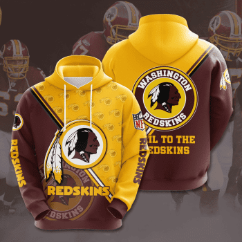 Washington Redskins Football Team Fail To The Redskins Unisex 3D Pullover Hoodie IHT1469