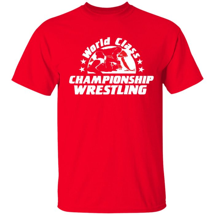 World Class Championship Wrestling Shirt Wccw Dallas Texas Von Erich 80s Unisex T-Shirt