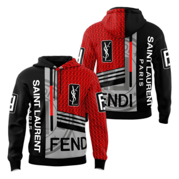 Yves Saint Laurent Fendi Unisex Pullover 3D Hoodie Luxury Brand Gifts 2023-24 IHT3255