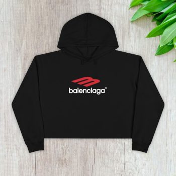 Balenciaga 3B Sport Icon Crop Pullover Hoodie For Lady CPH1009