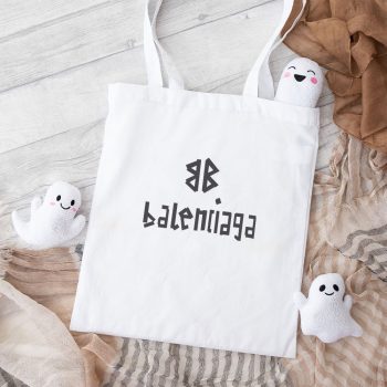 Balenciaga Bb Logo Luxury Cotton Canvas Tote Bag TTB1026